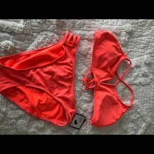 Rue 21 Medium coral/orange bikini